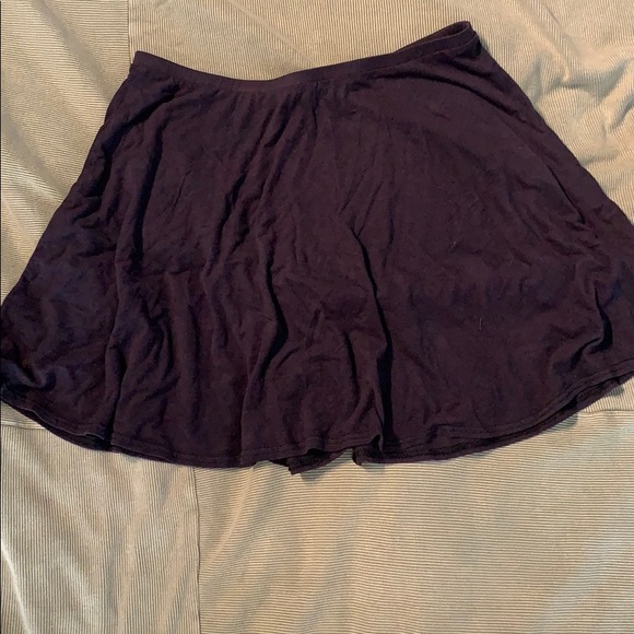 Black suede mini skirt - Picture 2 of 2